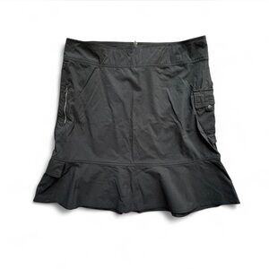 Royal Robbins Discovery Skirt Womens 16 black Cargo Hiking Outdoor Wear gorpcore